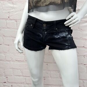 Guess Jeans Tie Dye Shortie Denim Shorts 26